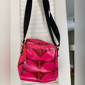 Orla Kiely Ranger Crossbody - pink, very light use